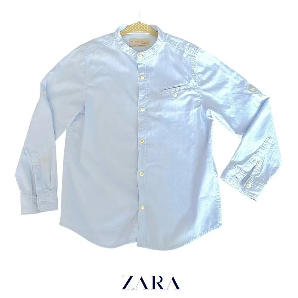 ZARA Kids | Blue | COTTON SHIRT